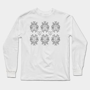 Baroque Ouija board | Planchette | Mystical pattern | Esthetic Long Sleeve T-Shirt